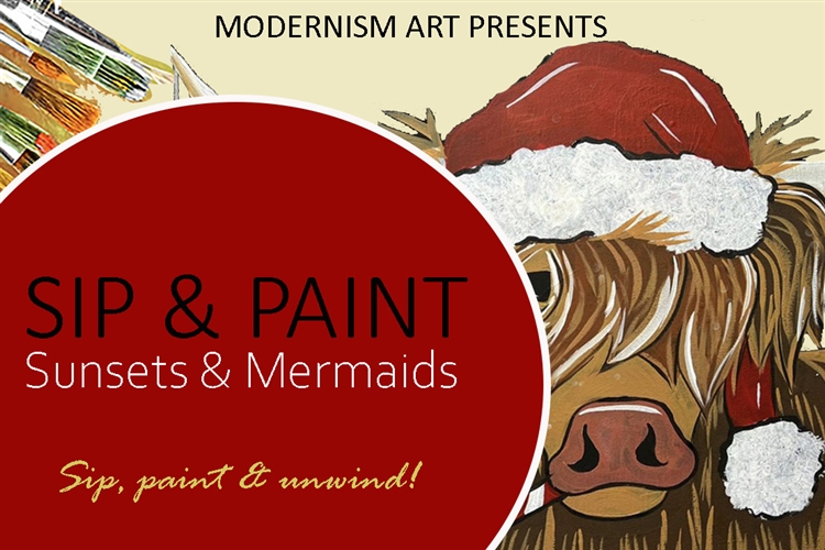 Sip & Paint by Modernism - Sunsets & Mermaids